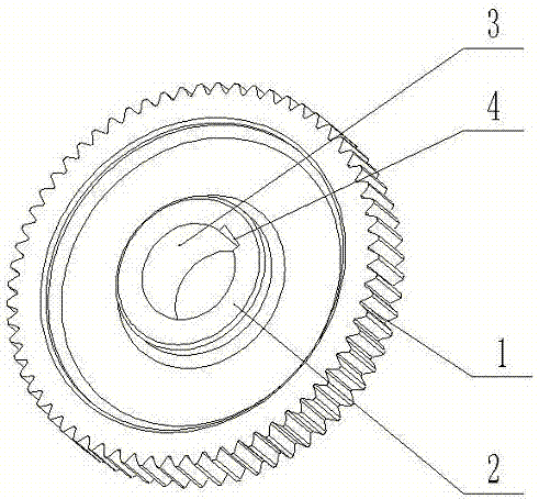 Machining process of marine gear