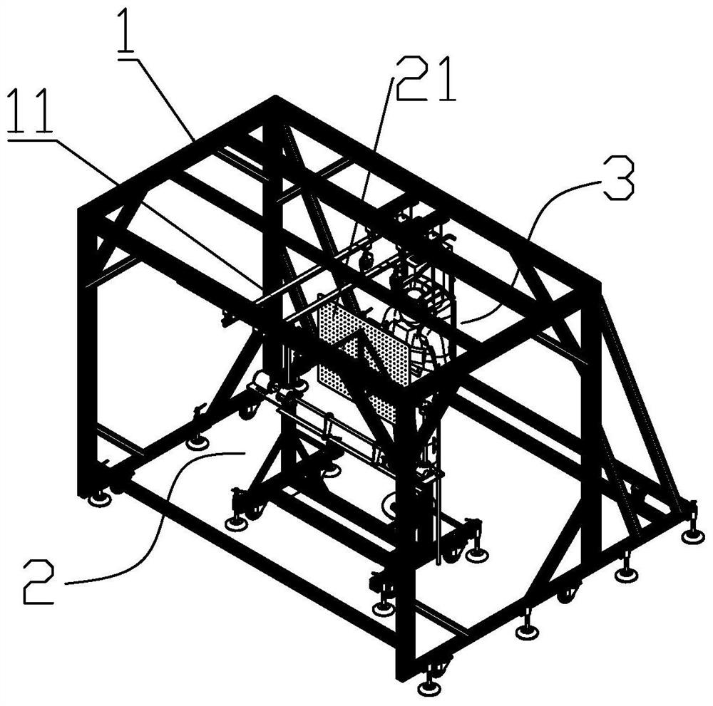 Auxiliary device for simulating astronaut to control instrument equipment on ground