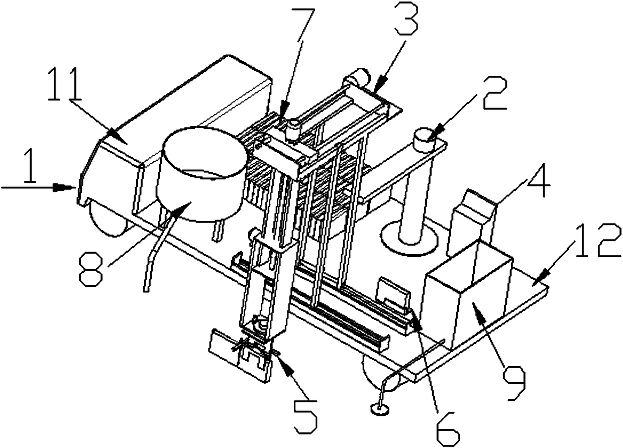 Multifunctional curb laying truck