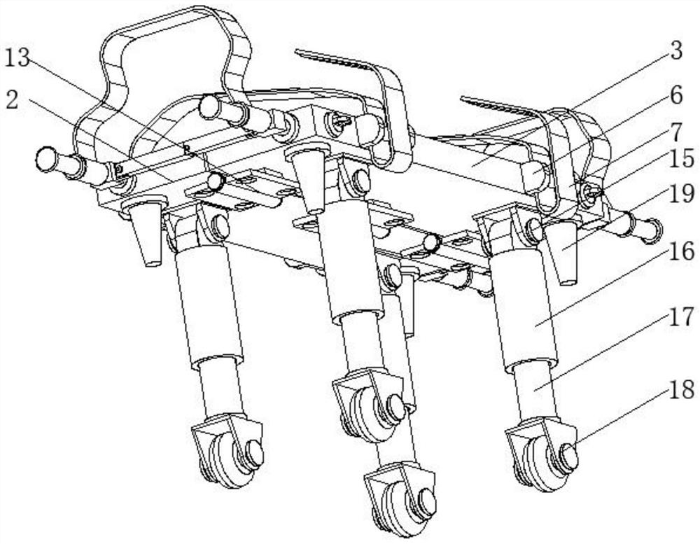 Stretcher auxiliary device suitable for patient with spinal injury