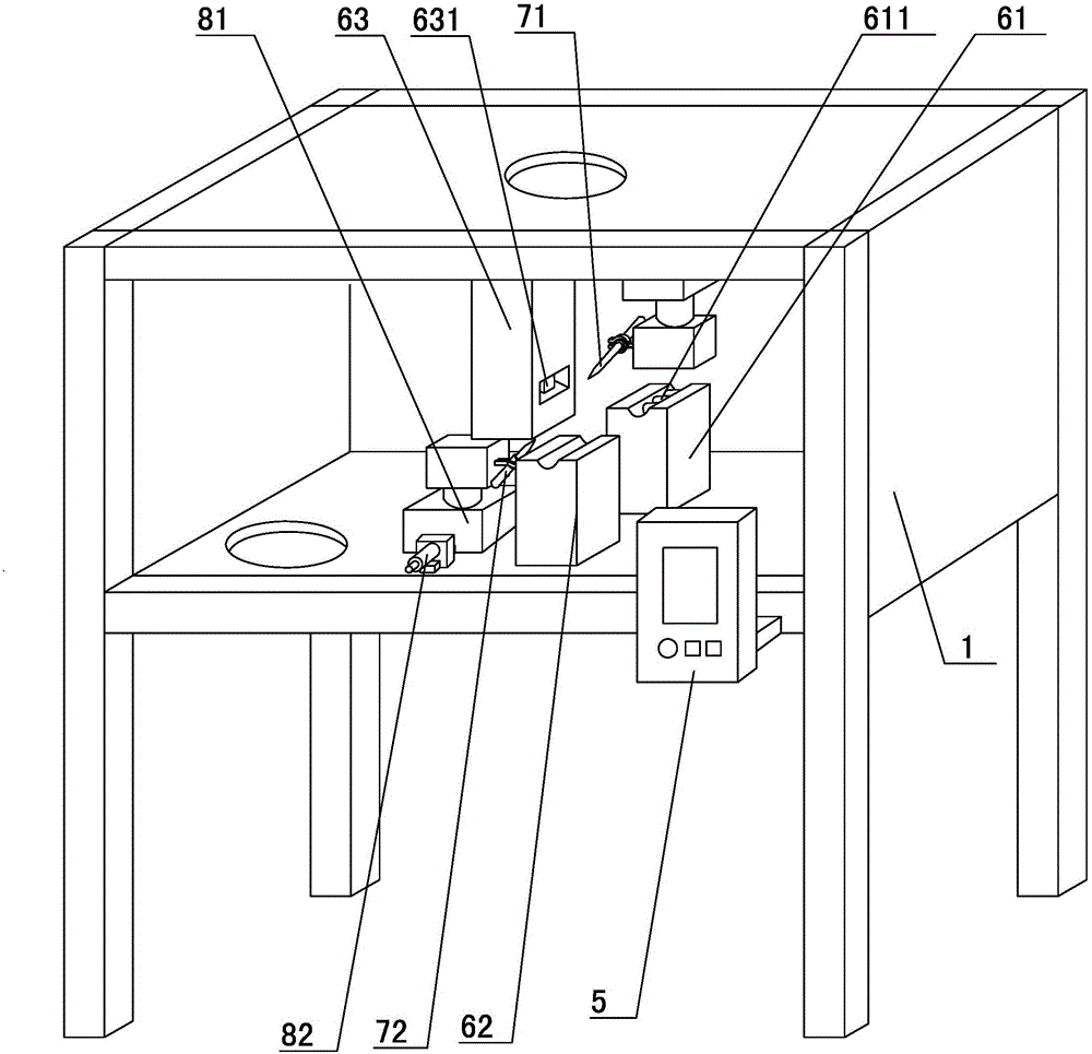 Welding device for three-gear and four-gear shifting fork shaft