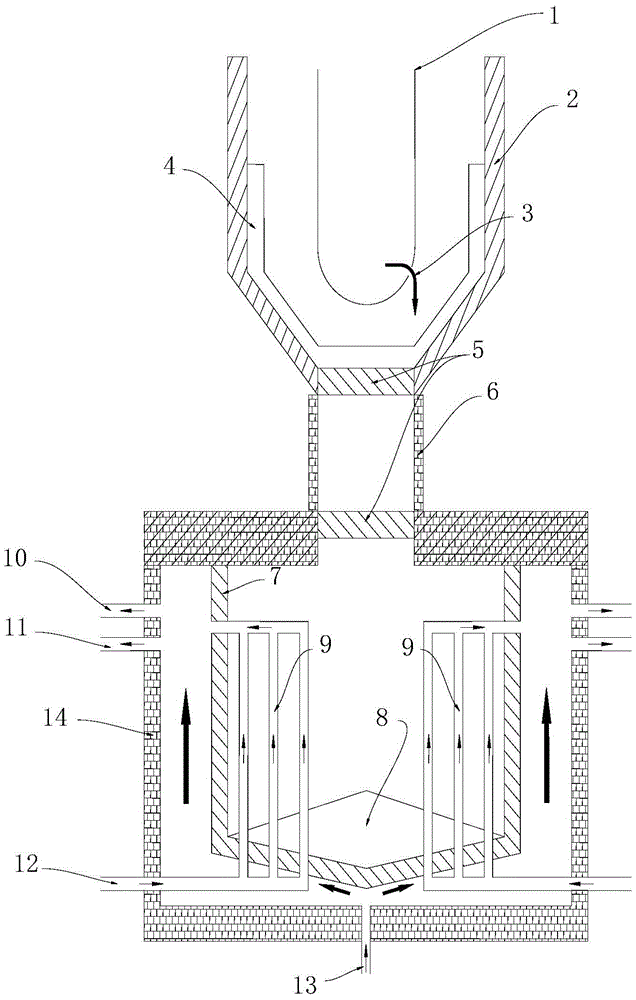 Molten core catcher with interior cooling capacity