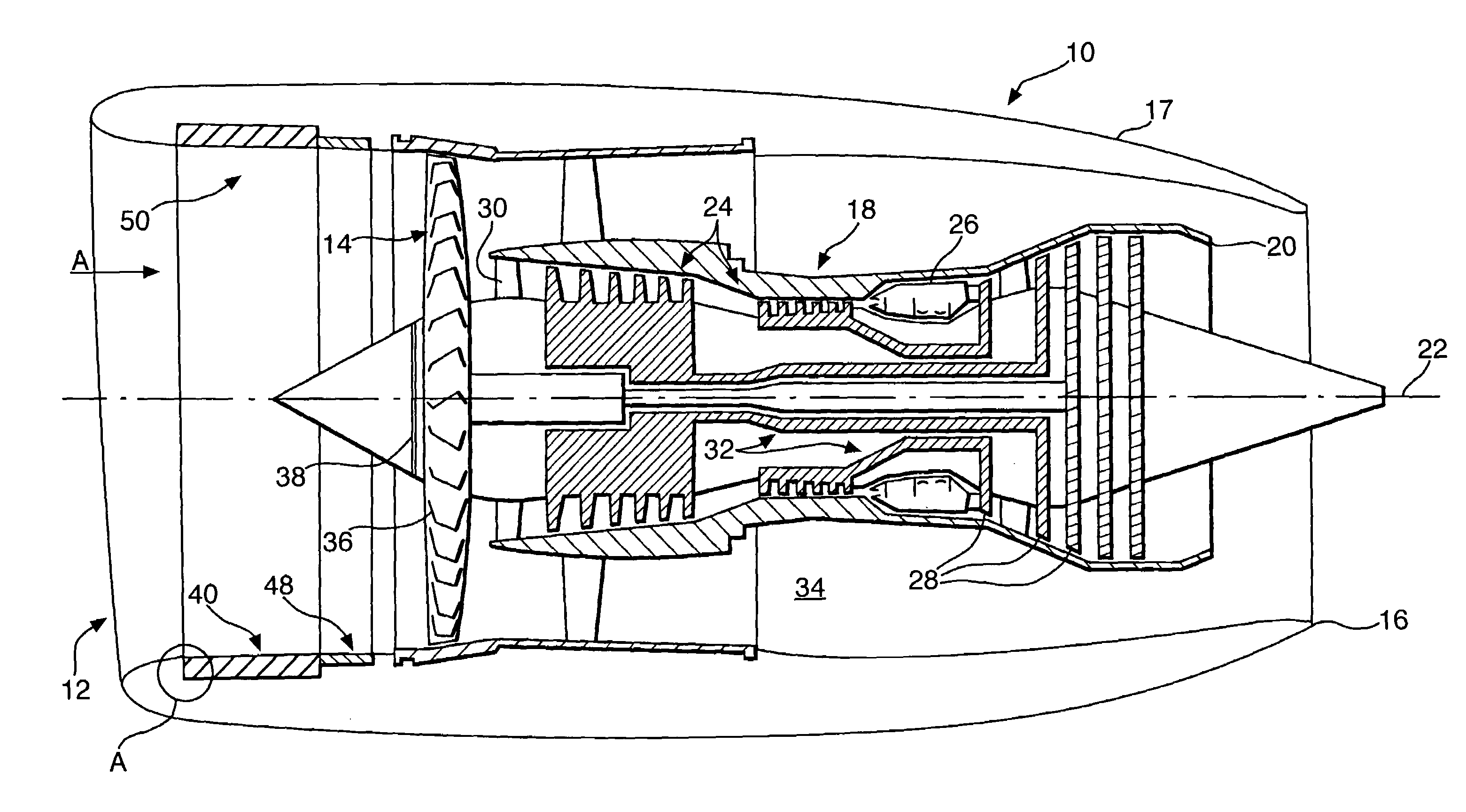 Acoustic liner for gas turbine engine