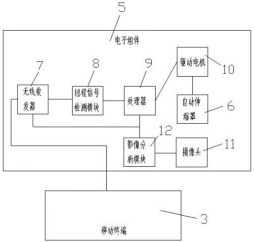 High-altitude glass suspension bridge floor transparent property switching system based on terminal