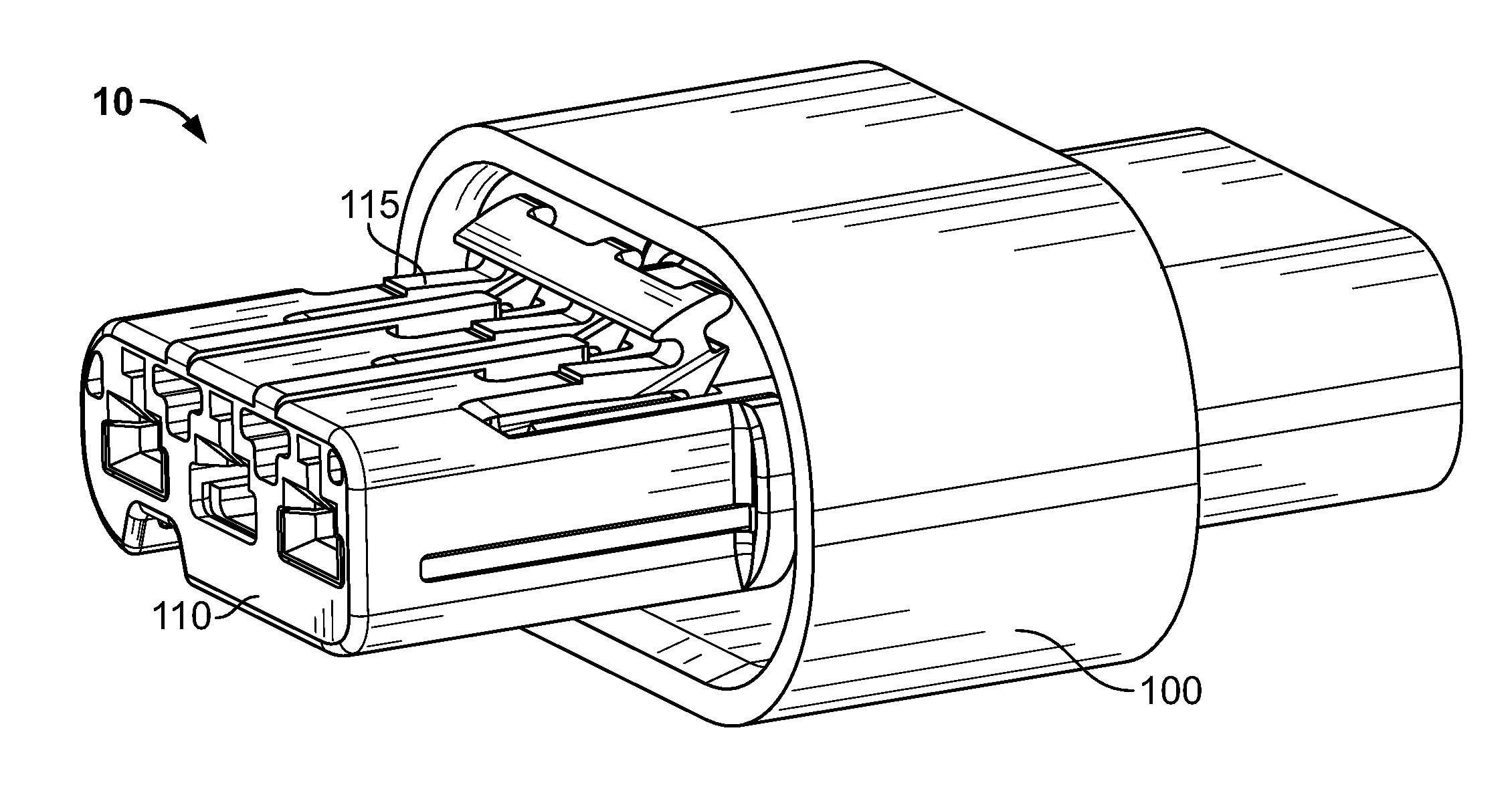 Connector With Redundant Terminal Locking