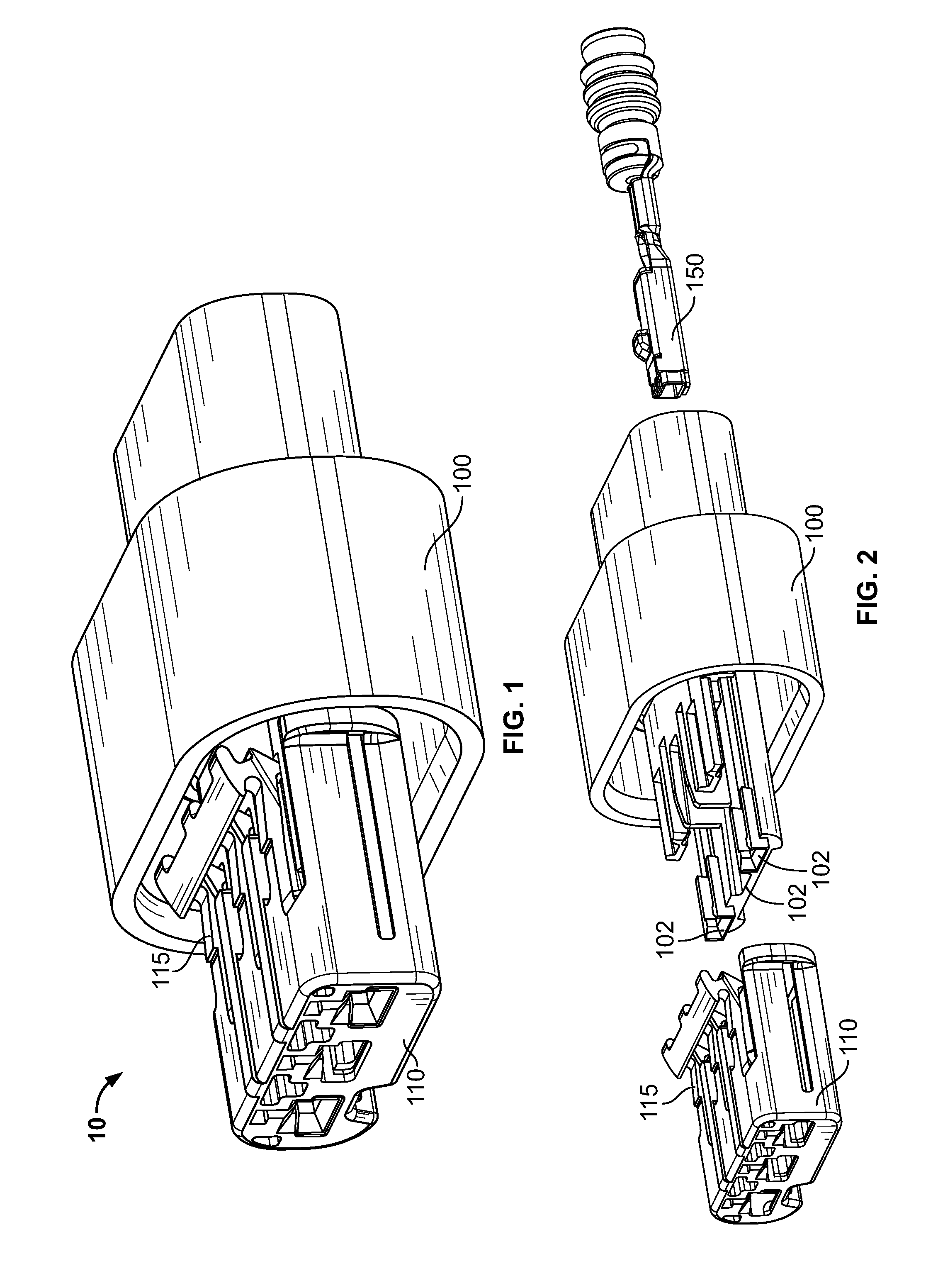 Connector With Redundant Terminal Locking