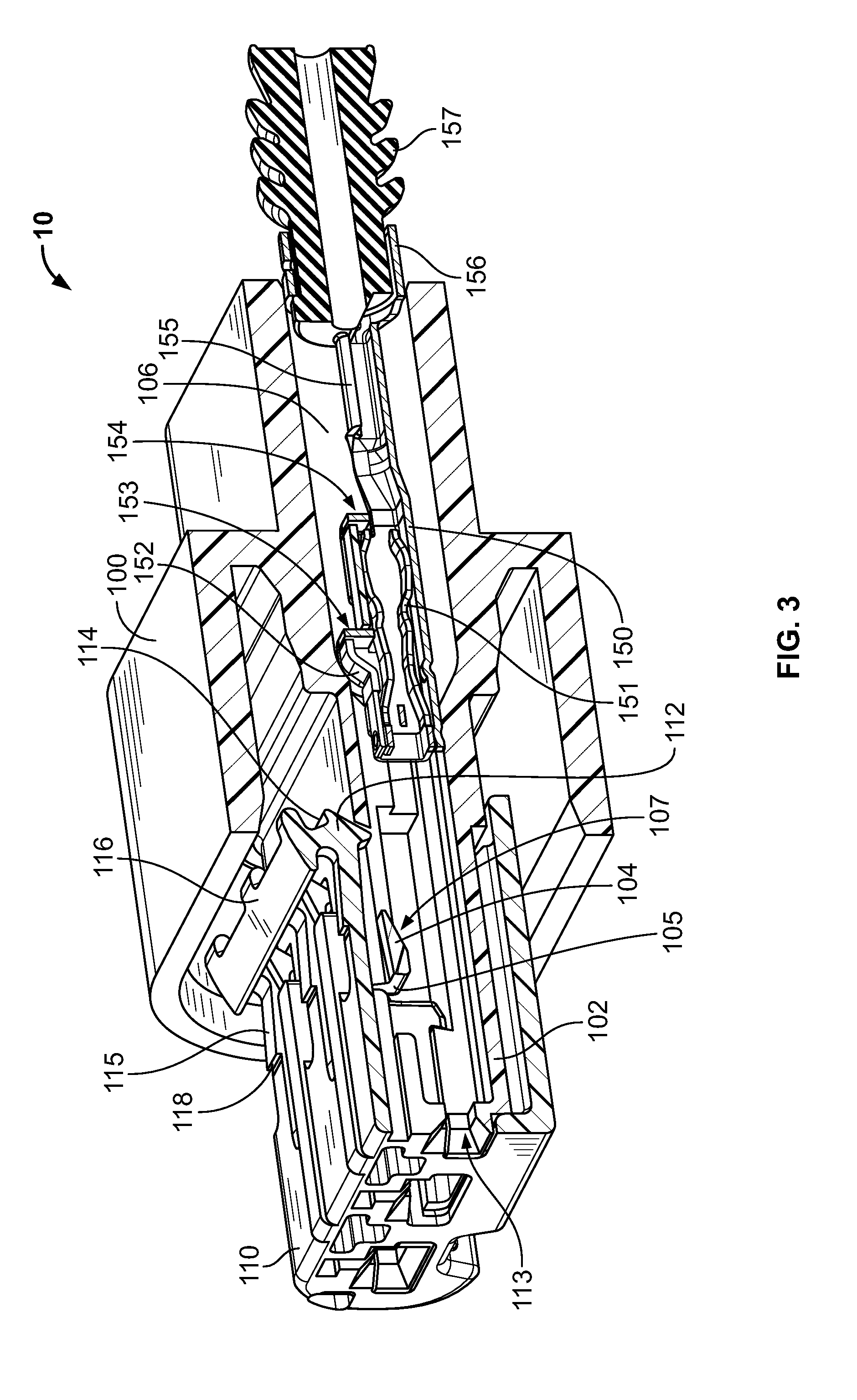 Connector With Redundant Terminal Locking