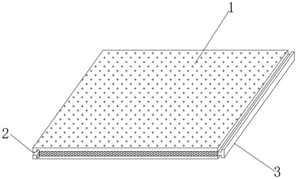 Foam material plate for automobile