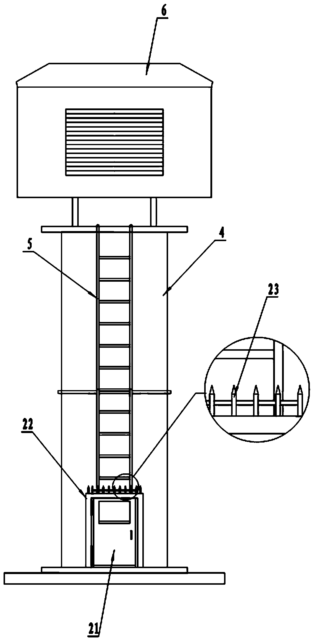 Transformer climbing-prevention device