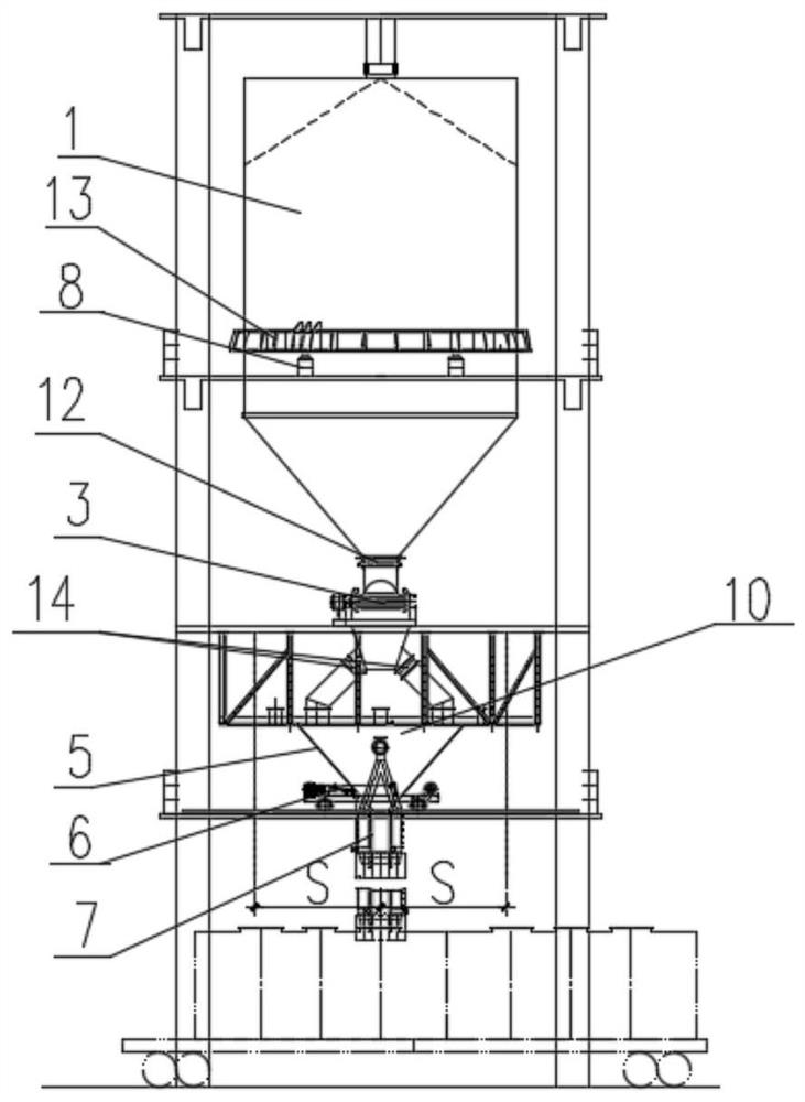 Container bulk device