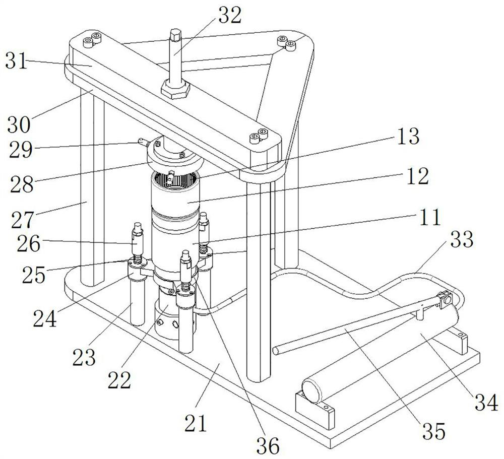 Contact seat assembling and crimping tool