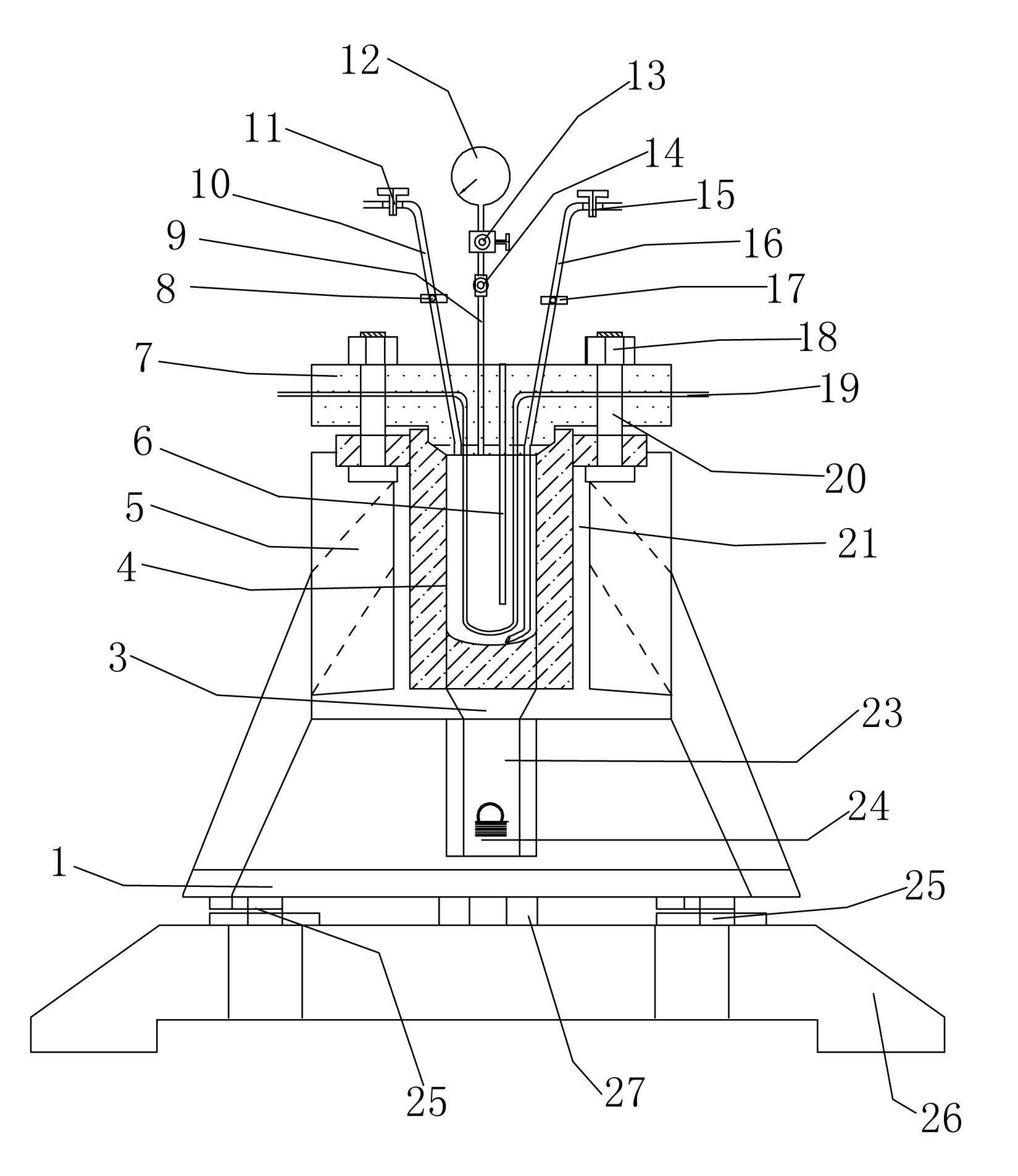 Device for preparing biochar by adopting wet process