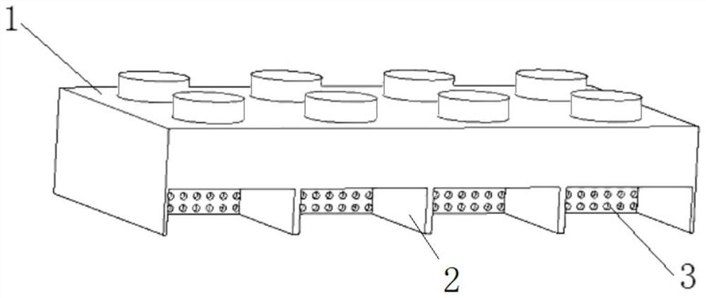 Mechanical ventilation countercurrent wet cooling tower group of rain area structure