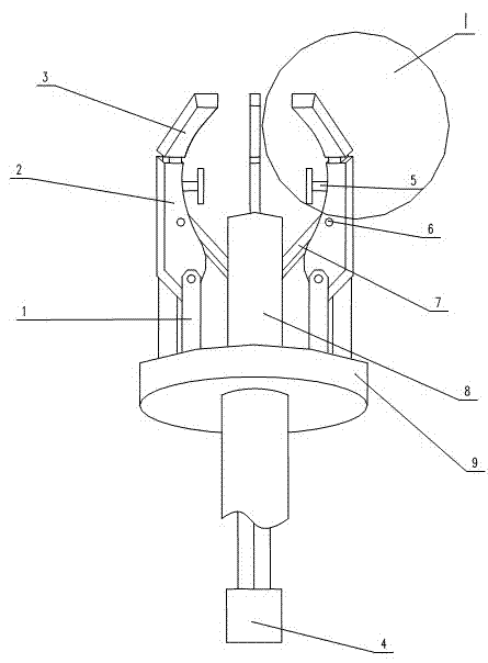 End effector device of under-actuated picking manipulator