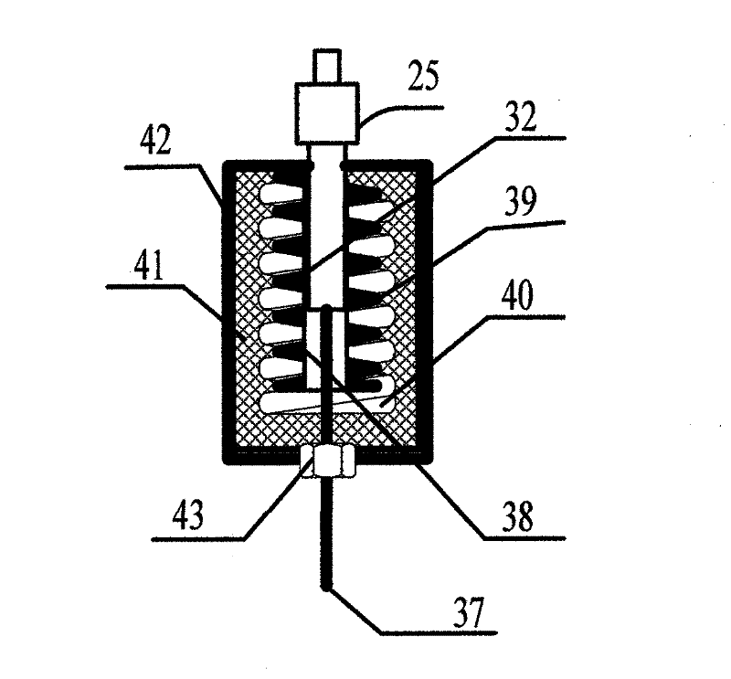 Metal hydride thermal adsorption and desorption hydrogen cycling comprehensive test device