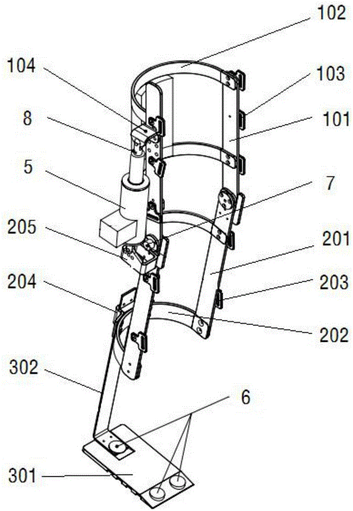 Single-lower-limb exoskeleton orthopedic apparatus and orthopedic control method