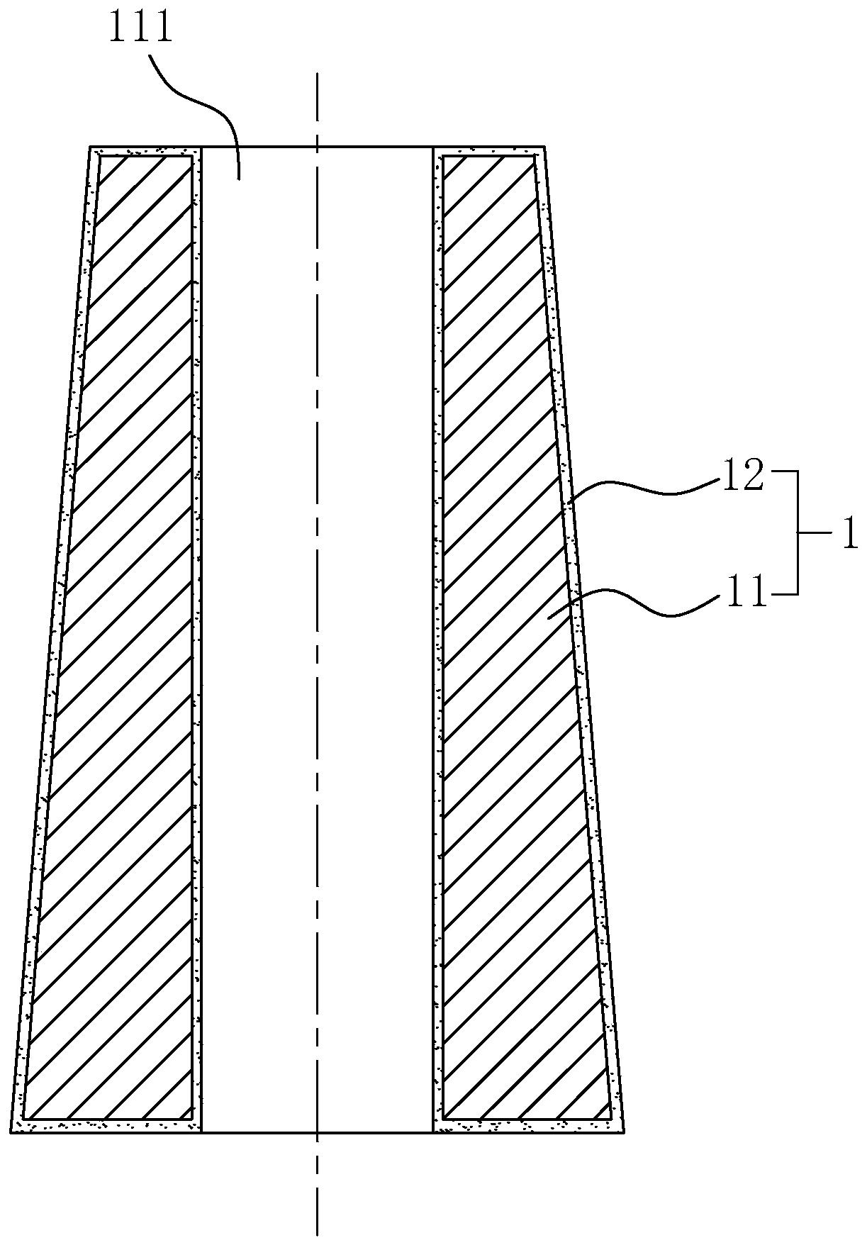 A continuous casting crystallizer for high-speed iron wire alloy copper rod and its production process