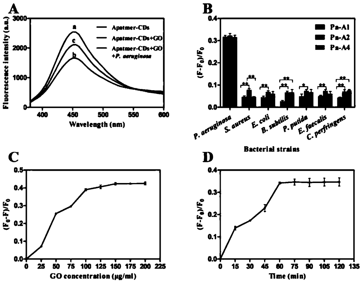 Screening method for aptamers and aptamer specifically bond with pseudomonas aeruginosa