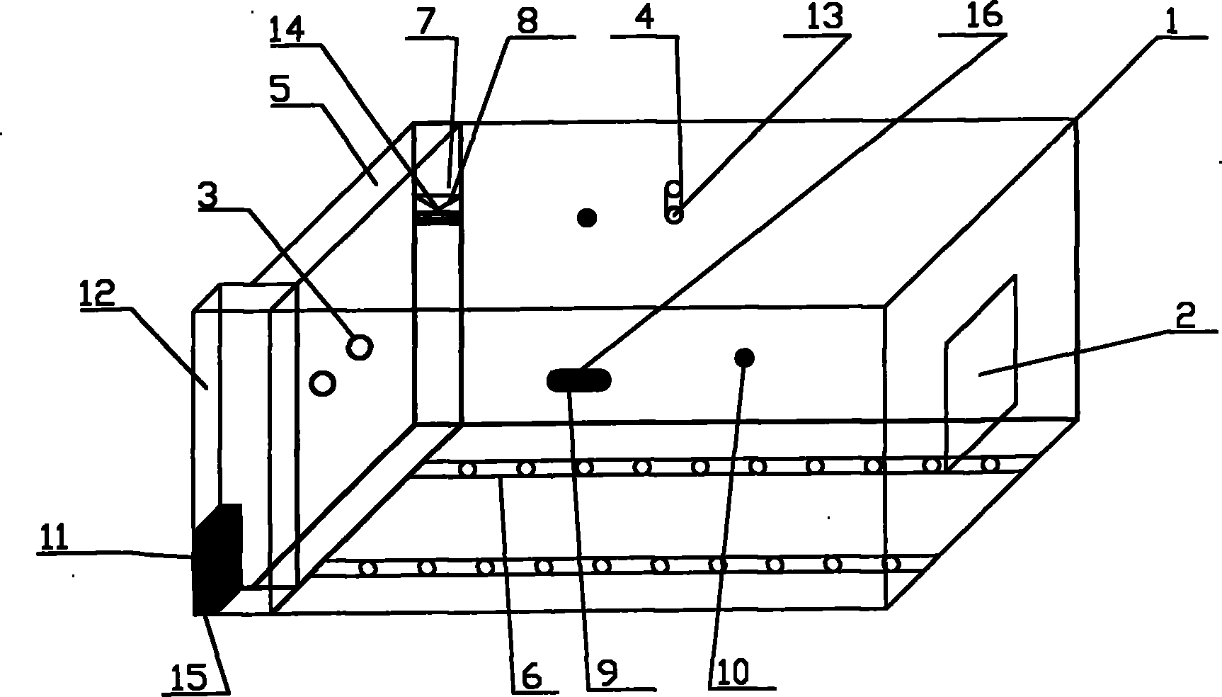 Self-control potato storage pit