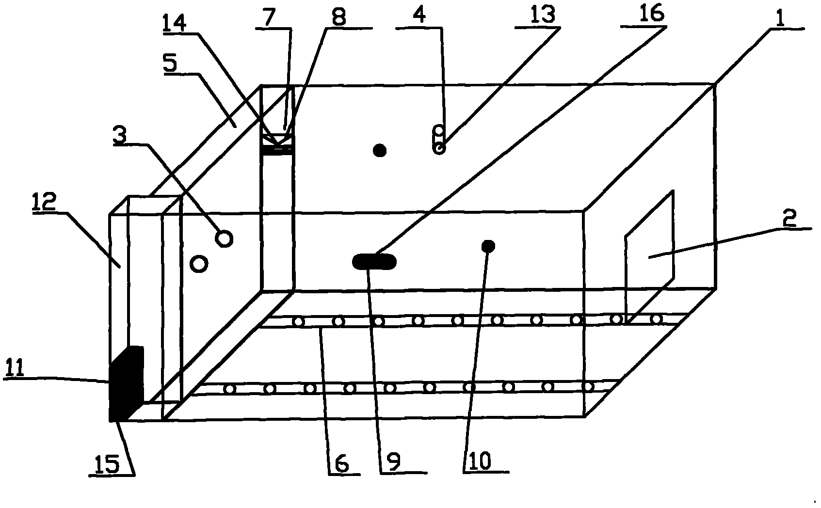 Self-control potato storage pit