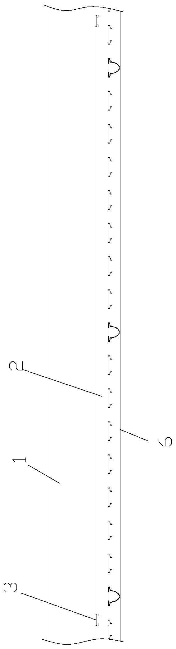 A building suspended ceiling structure that can shorten the distance from the ceiling