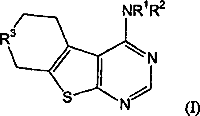 4-amino-5,6-substituted thiopheno [2,3-D] pyrimidines compound and its uses