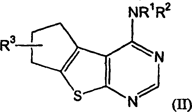 4-amino-5,6-substituted thiopheno [2,3-D] pyrimidines compound and its uses