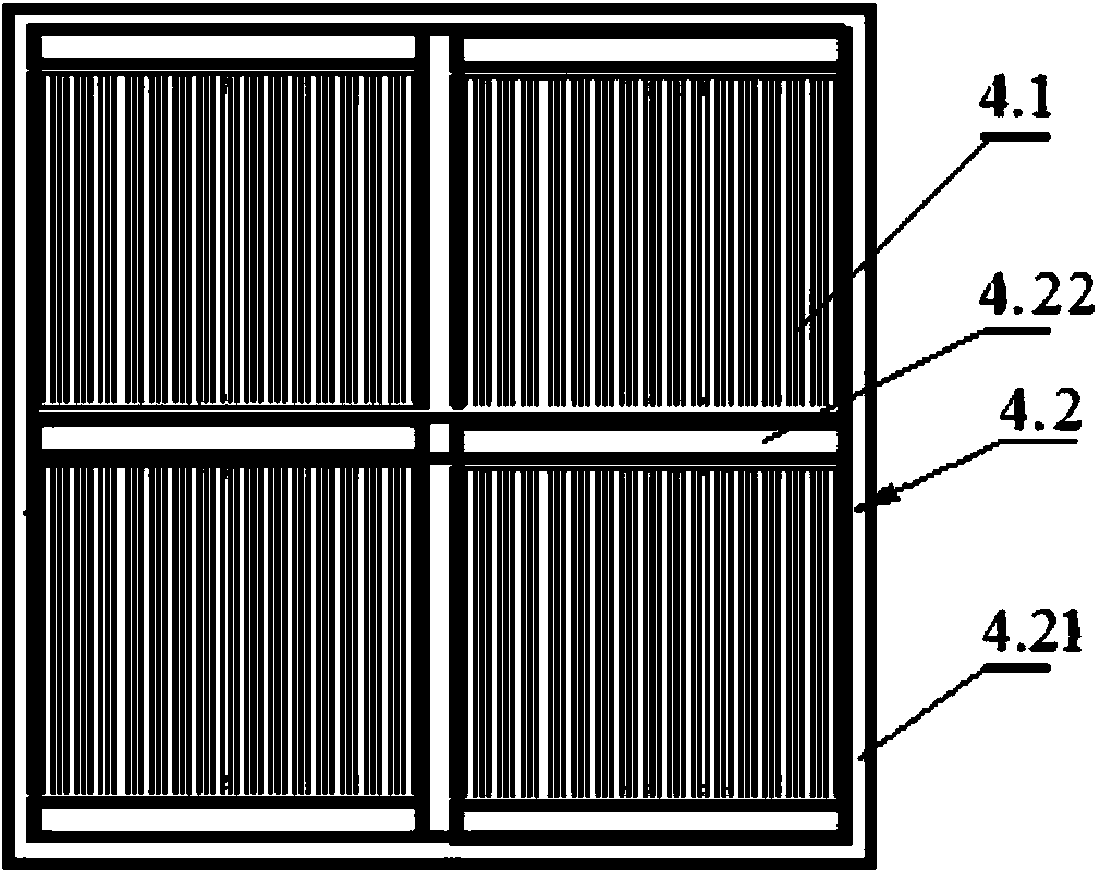 Fiber curtain smoke and spark insulating device for bag type dust collector