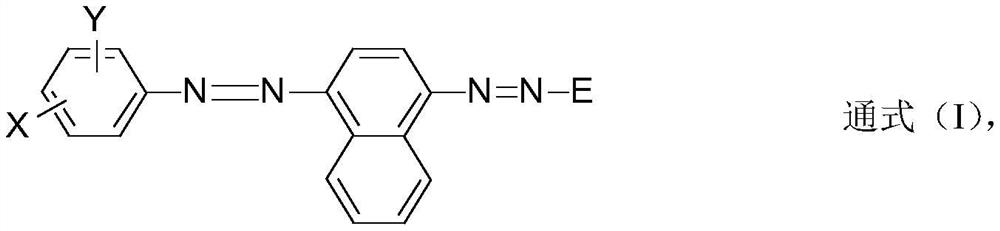 A kind of red acid dye composition and its dyeing application on fiber