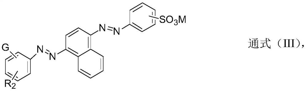 A kind of red acid dye composition and its dyeing application on fiber