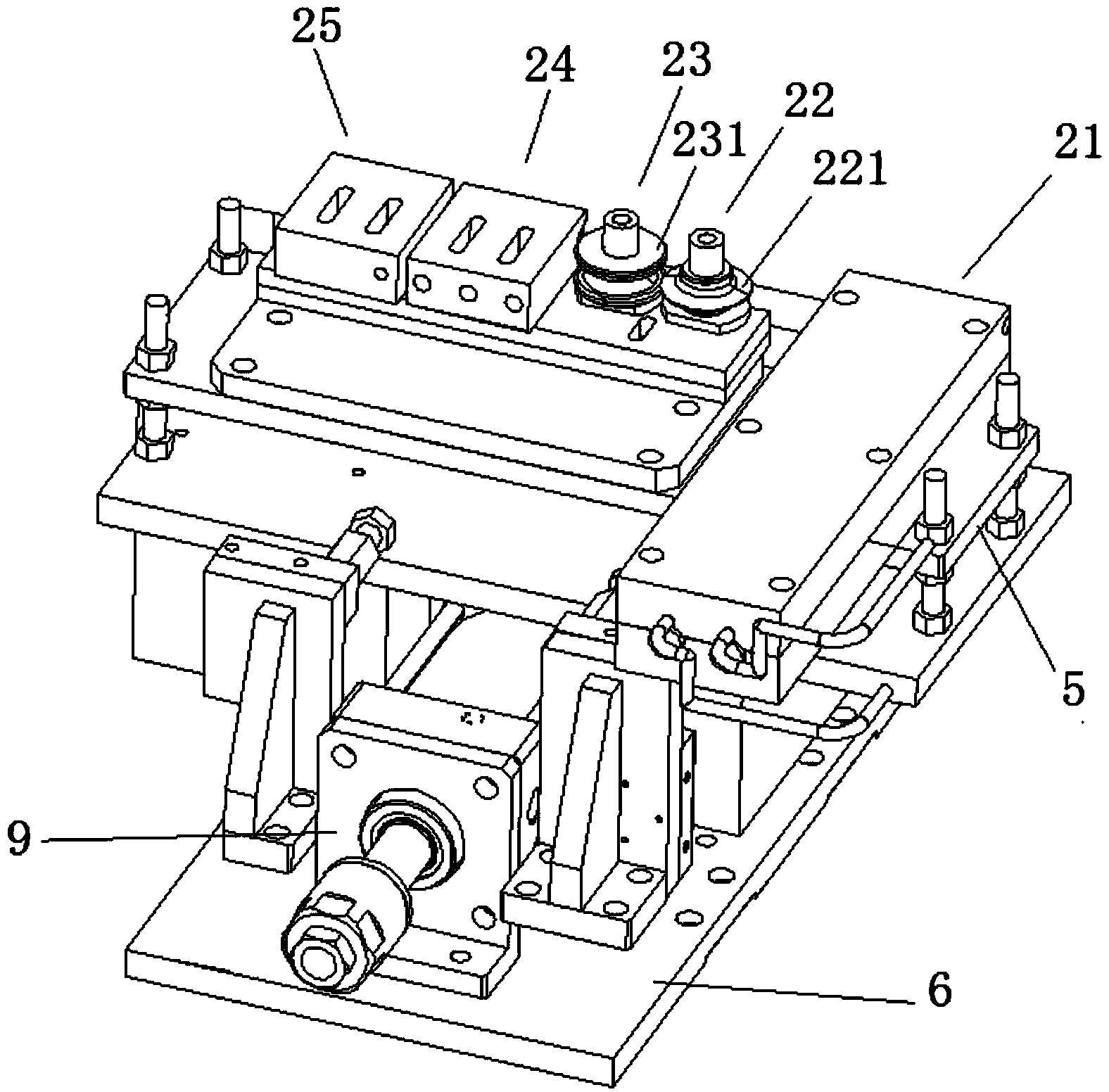 Hollow plate window opening machine