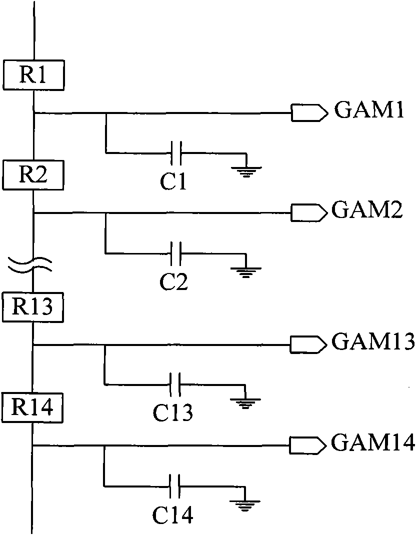 Thin film transistor-liquid crystal display (TFT-LCD) electrical problem testing circuit and testing method