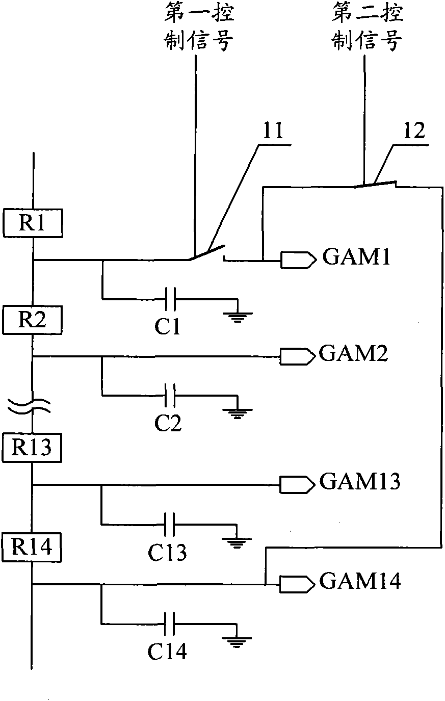 Thin film transistor-liquid crystal display (TFT-LCD) electrical problem testing circuit and testing method