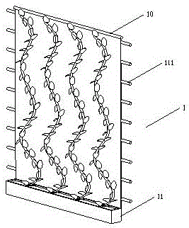 Building body rosa multiflora green plant exterior wall