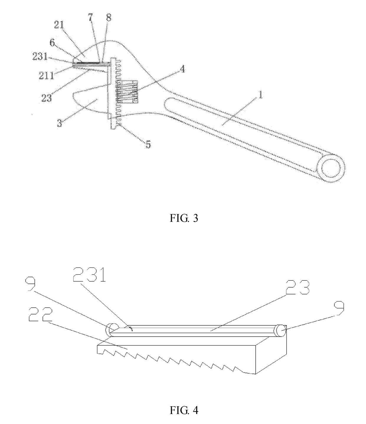 V-shaped bionic wrench