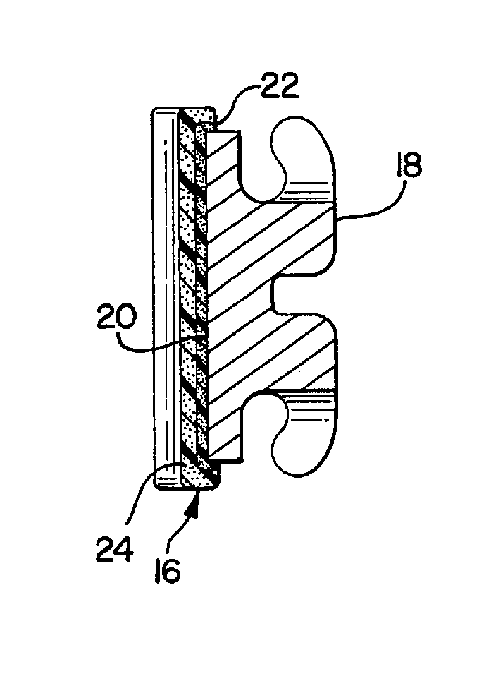 Appliance with bilayer base