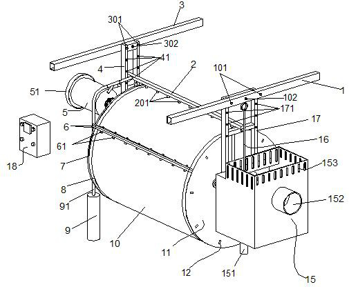 Microfiltration device with sedimentation bin for submerged cultivation