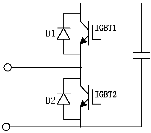 Sub-module topology structure and method for flexible DC power transmission converter valve