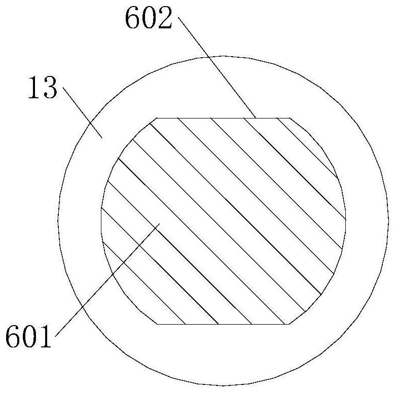 A paint spraying device for a tapered light pole