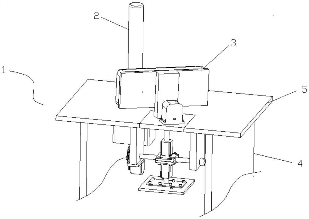 Lumbar puncture operating table and limiting method thereof