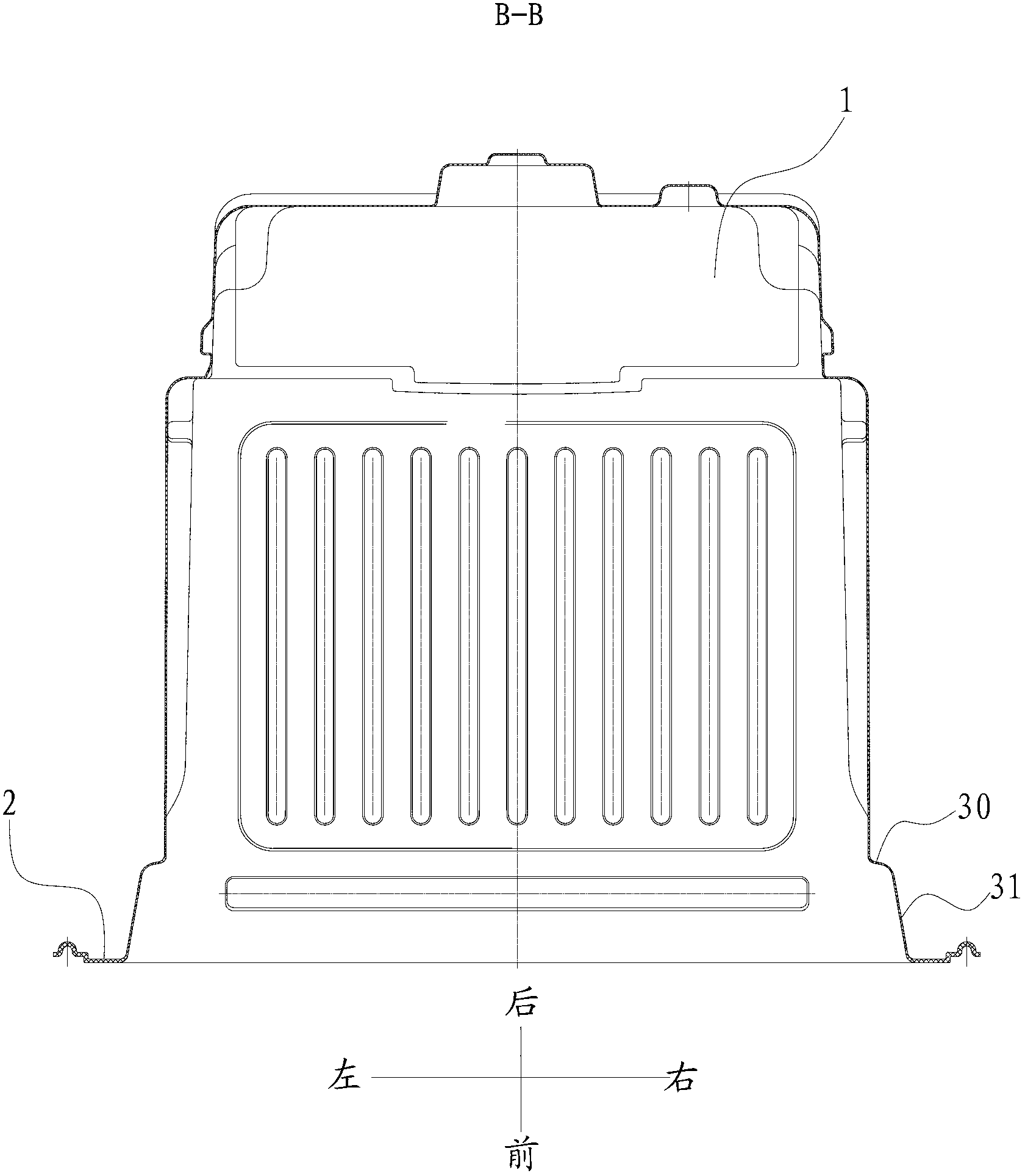 Refrigerator container for refrigerator and refrigerator with same