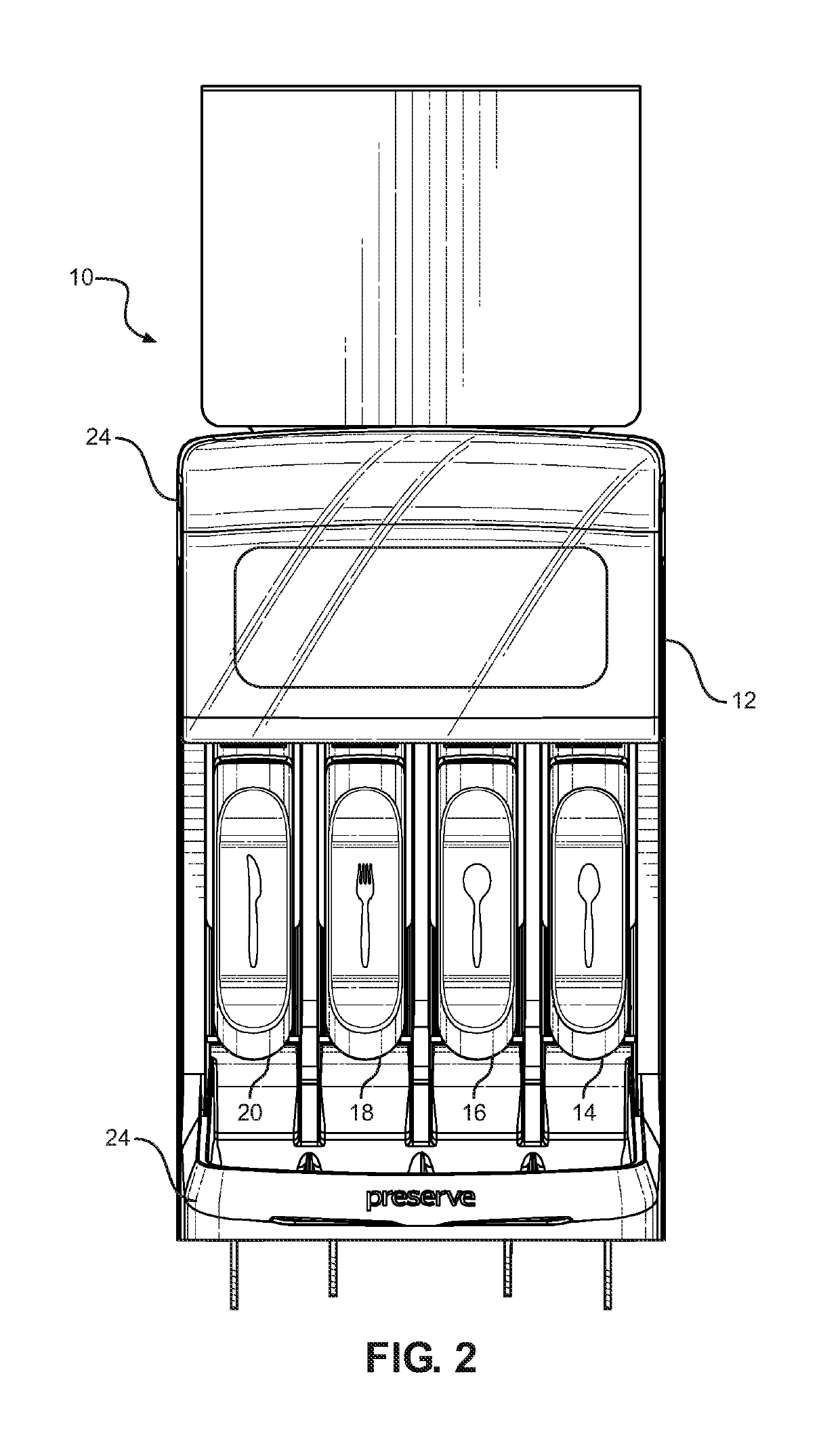 Cutlery dispenser