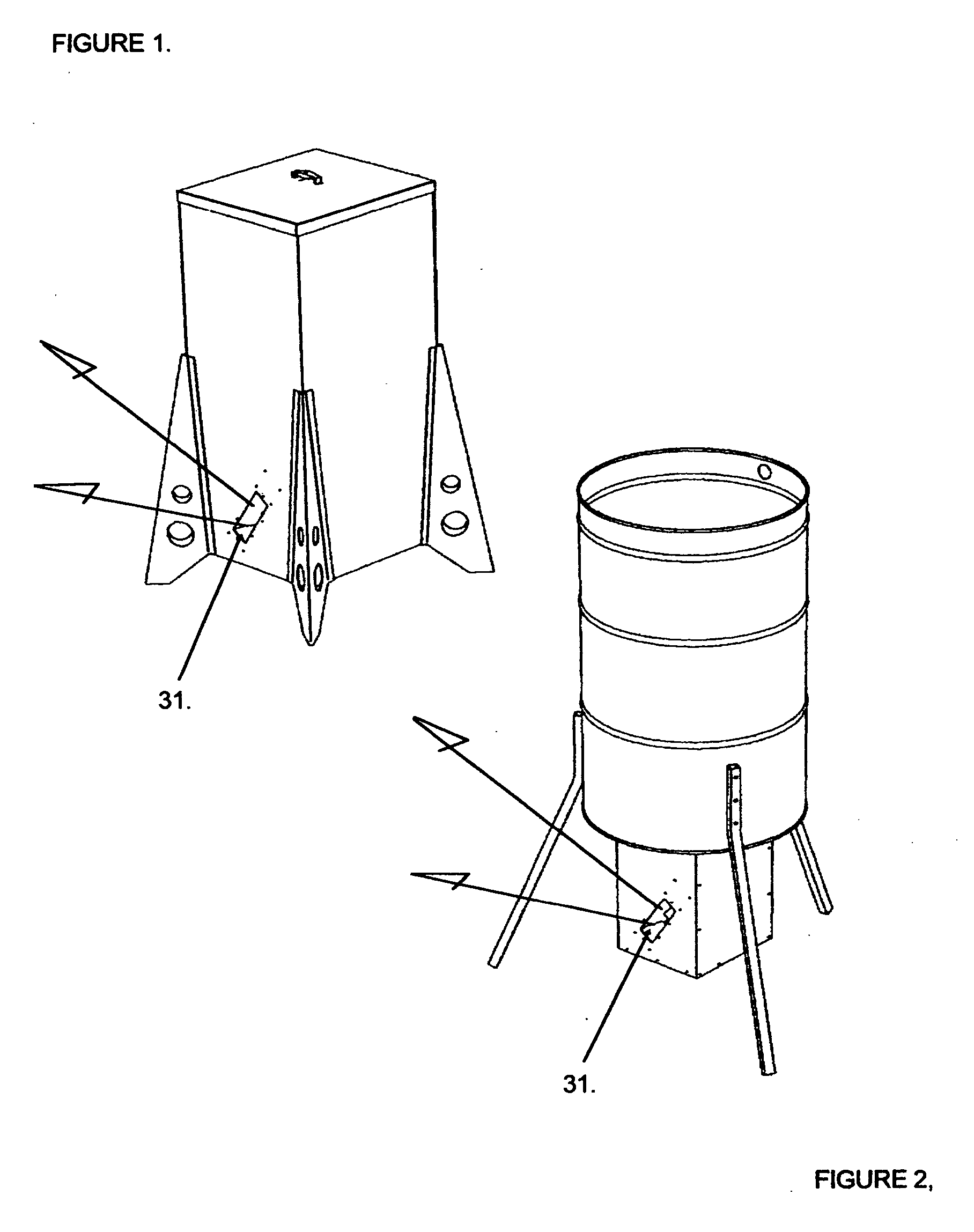 Directional broadcast feeder for fish and game