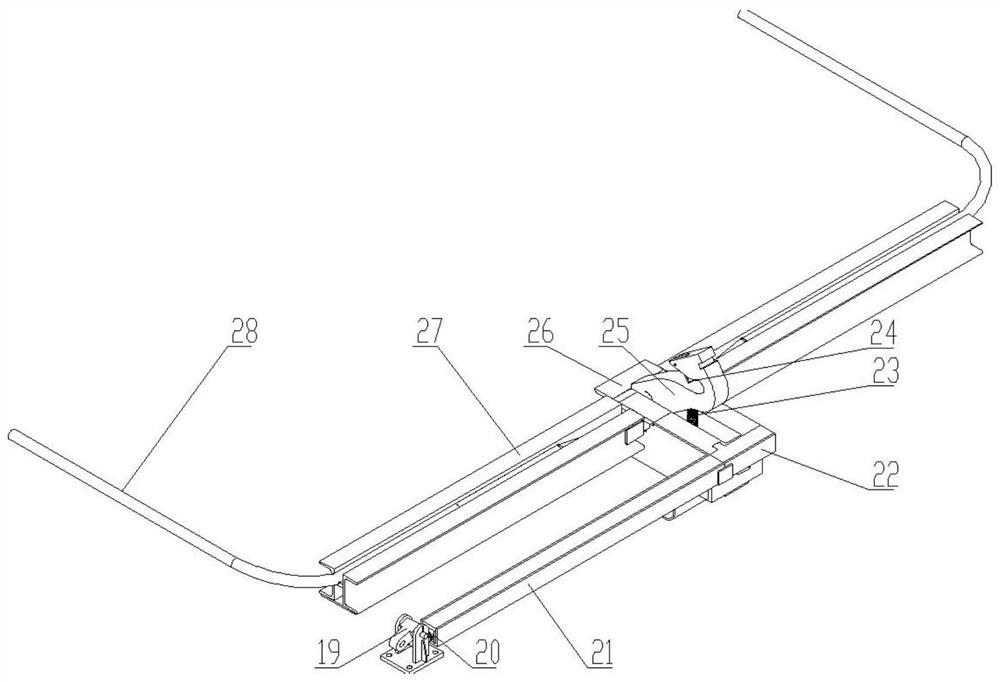 Intercepting device in mining intercepting system and using method