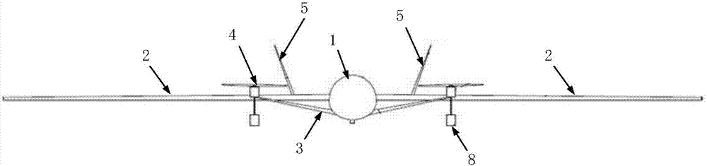 A tilting three-rotor long-endurance composite aircraft