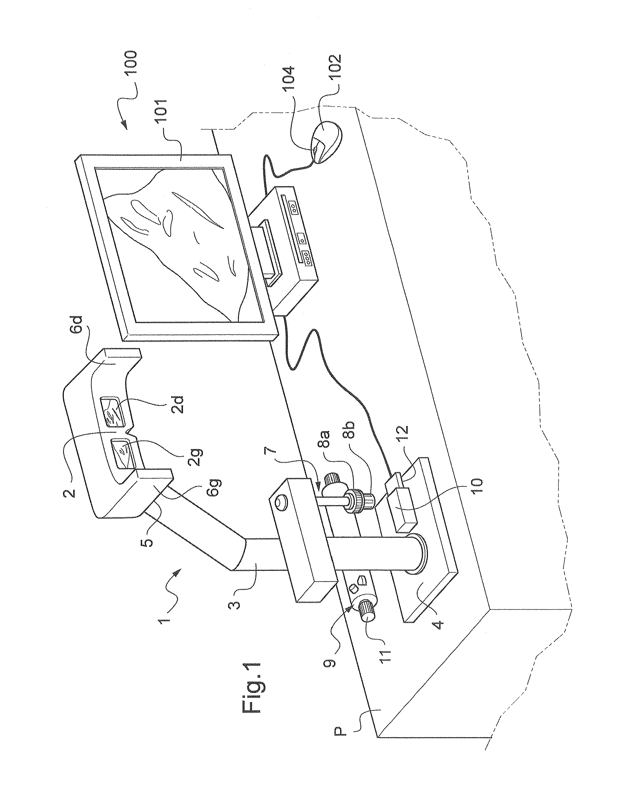 Device for viewing a digital image