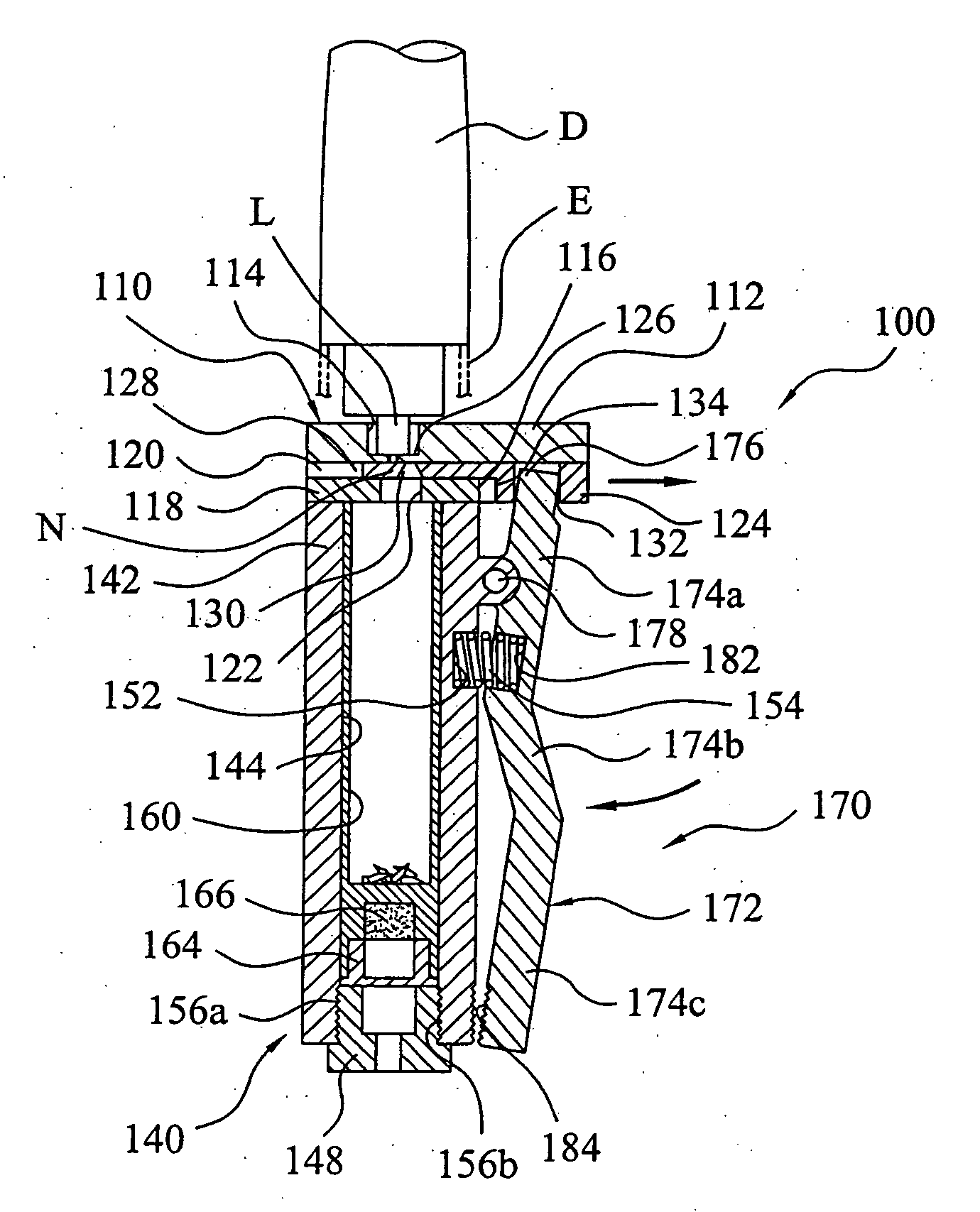 Safe lancet disposer