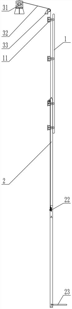 Wave-adaptive full-automatic accommodation ladder device for ocean platform and application method thereof