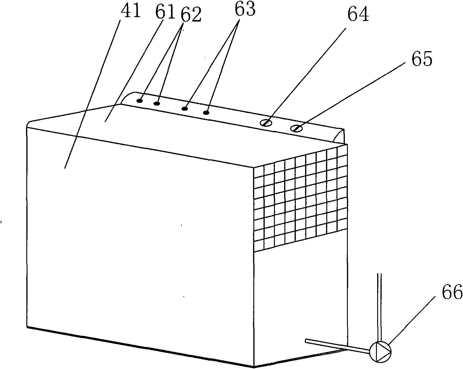 Solar photothermal conversion heating circulation system