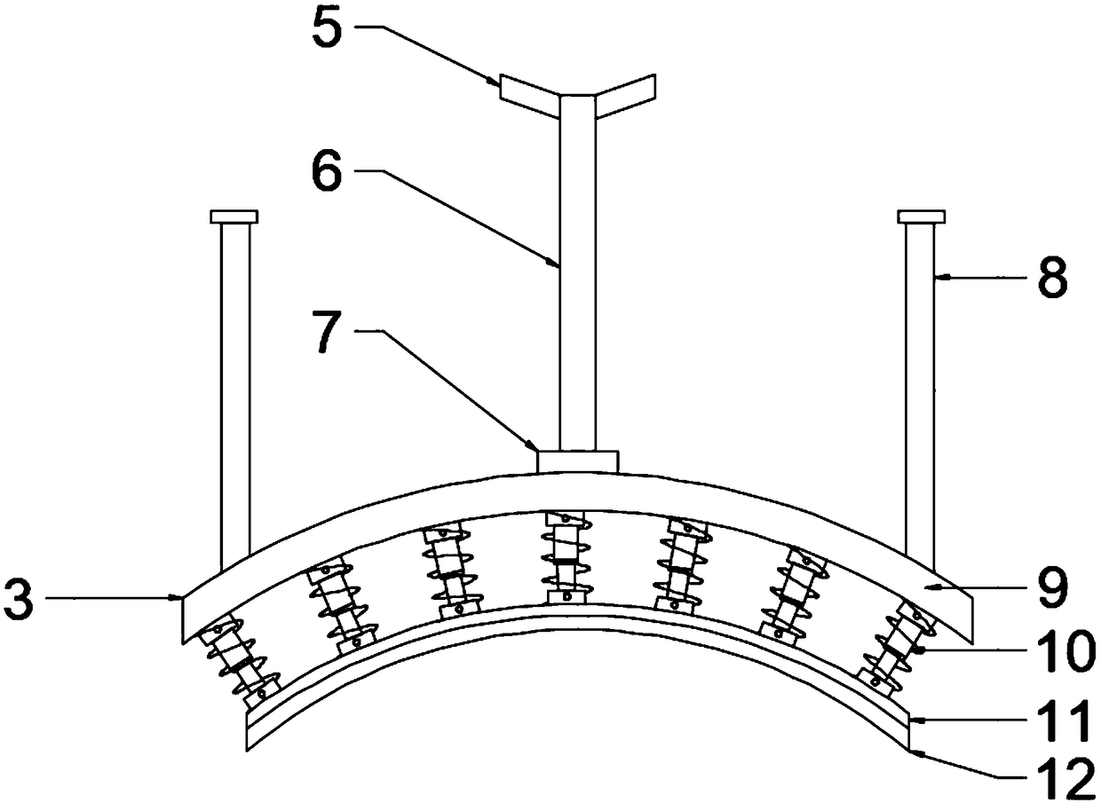 Unrestricted auxiliary nursery stock fixing frame